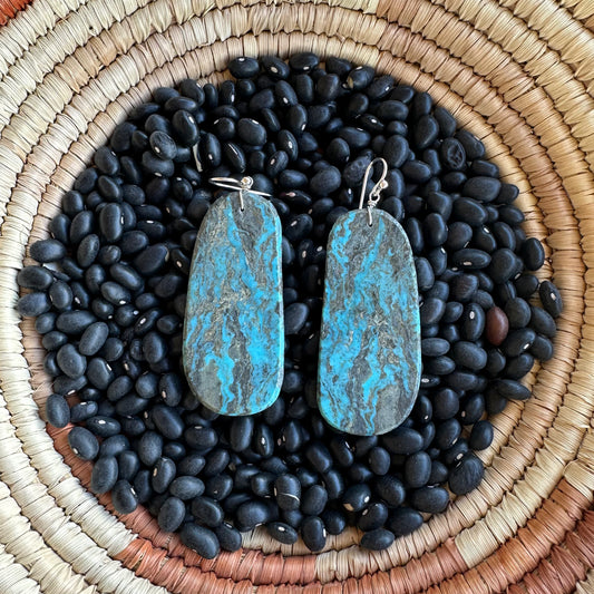 Classic Natural Stone Slab Earrings