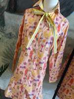 Muchos Besos Striped Tie/Belt