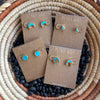 Timeless Earrings - Round Gold Plated Studs