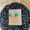 Nomad Earrings - gold plated bezels