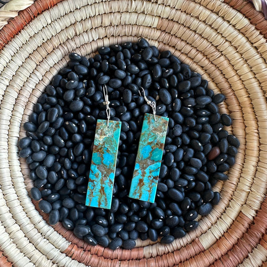 Rectangle Slab Earrings