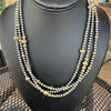Navajo Pearls with Gold Bead Spacers