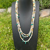 Shell and Gemstone Single Strand