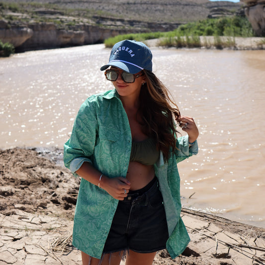 Chambray Trucker