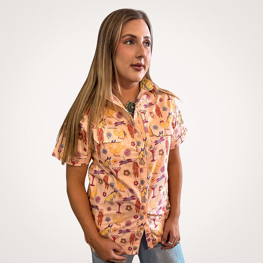 Cantina Critters Short Sleeve Fishing Shirt